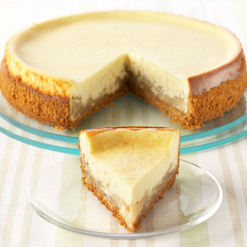 Яблучний чізкейк зі спеціями