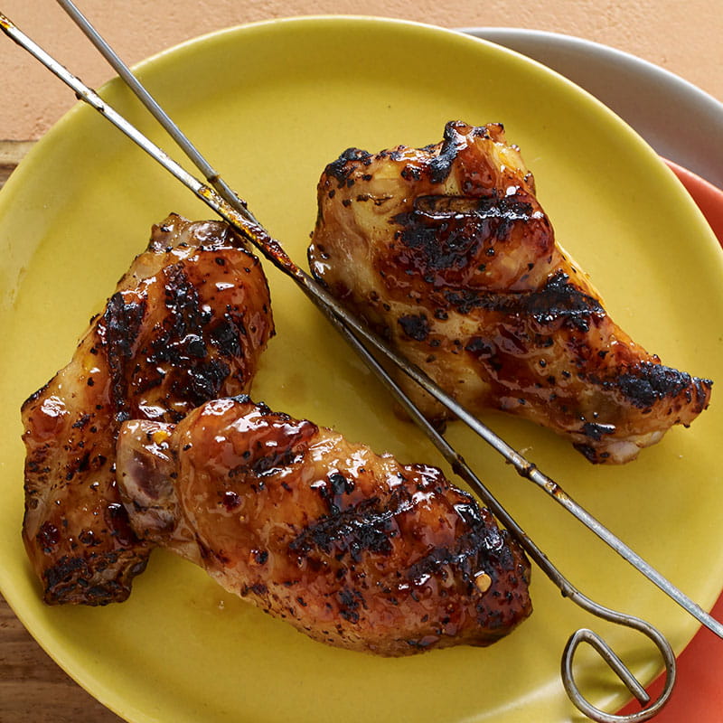 Курячі крильця гриль в глазурі з гуави