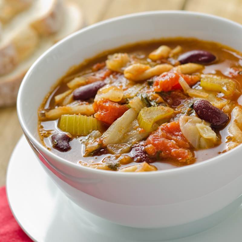 Бульйон з овочами гриль 