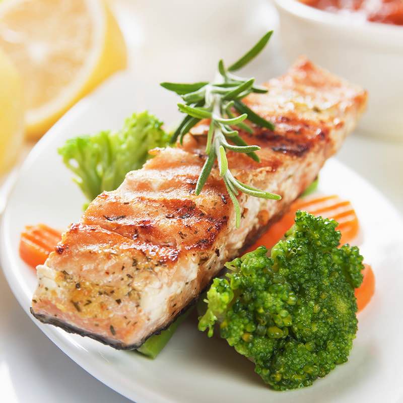 Лосось на грилі