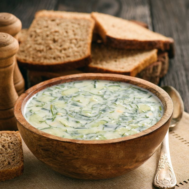 Окрошка на квасі