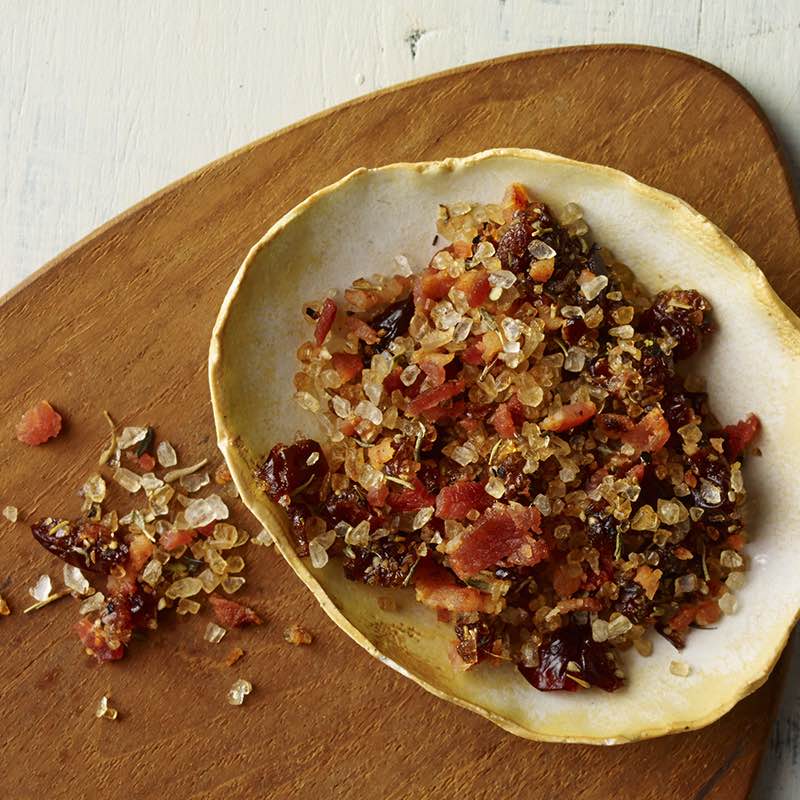 Сіль із вишнею беконом і естрагоном