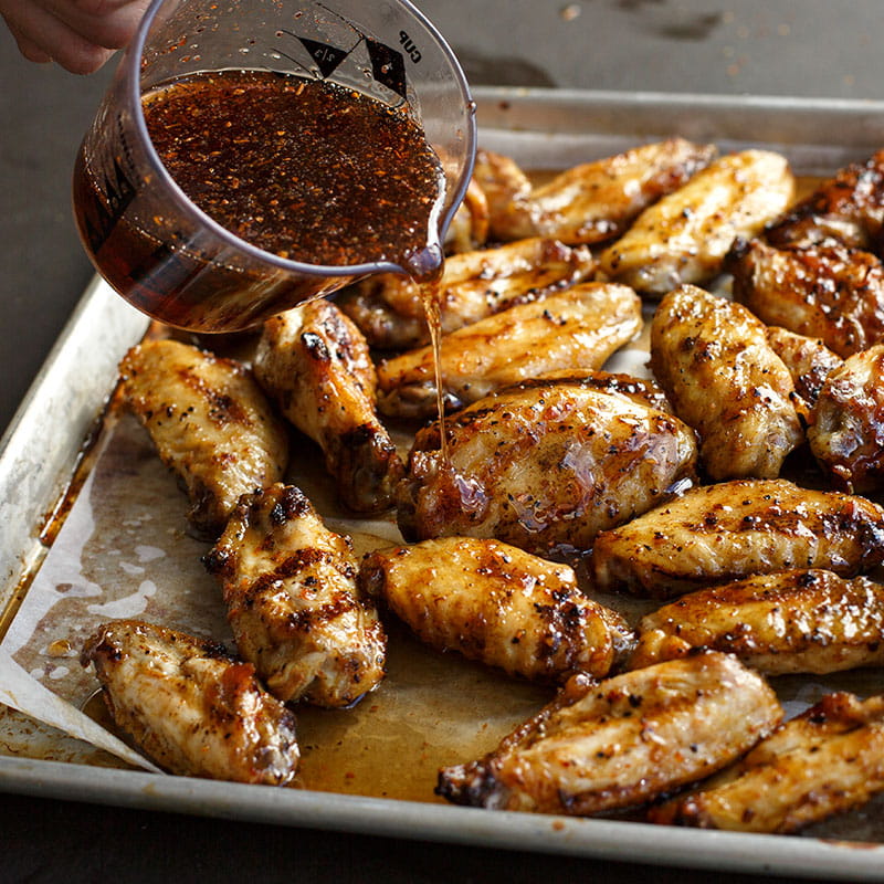 Гострі курячі крильця на грилі по індійськи