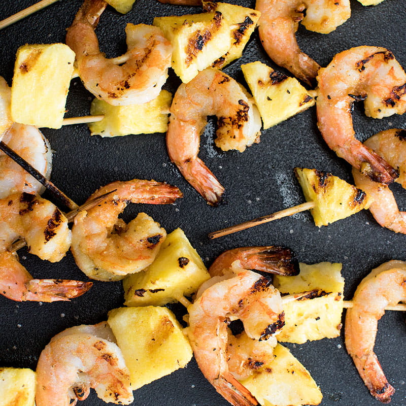 Креветки мариновані в куркумі та імбирі