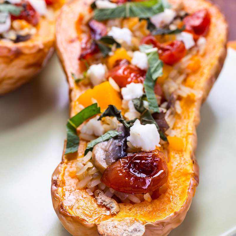 Фарширований гарбуз сквош